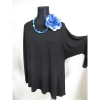 Tunika Claudia dla puszystej z asymetrycznym dołem